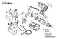 Bosch 0 601 997 554 Gsr 12 Vpe-2 Cordless Screw Driver 12 V / Eu Spare Parts